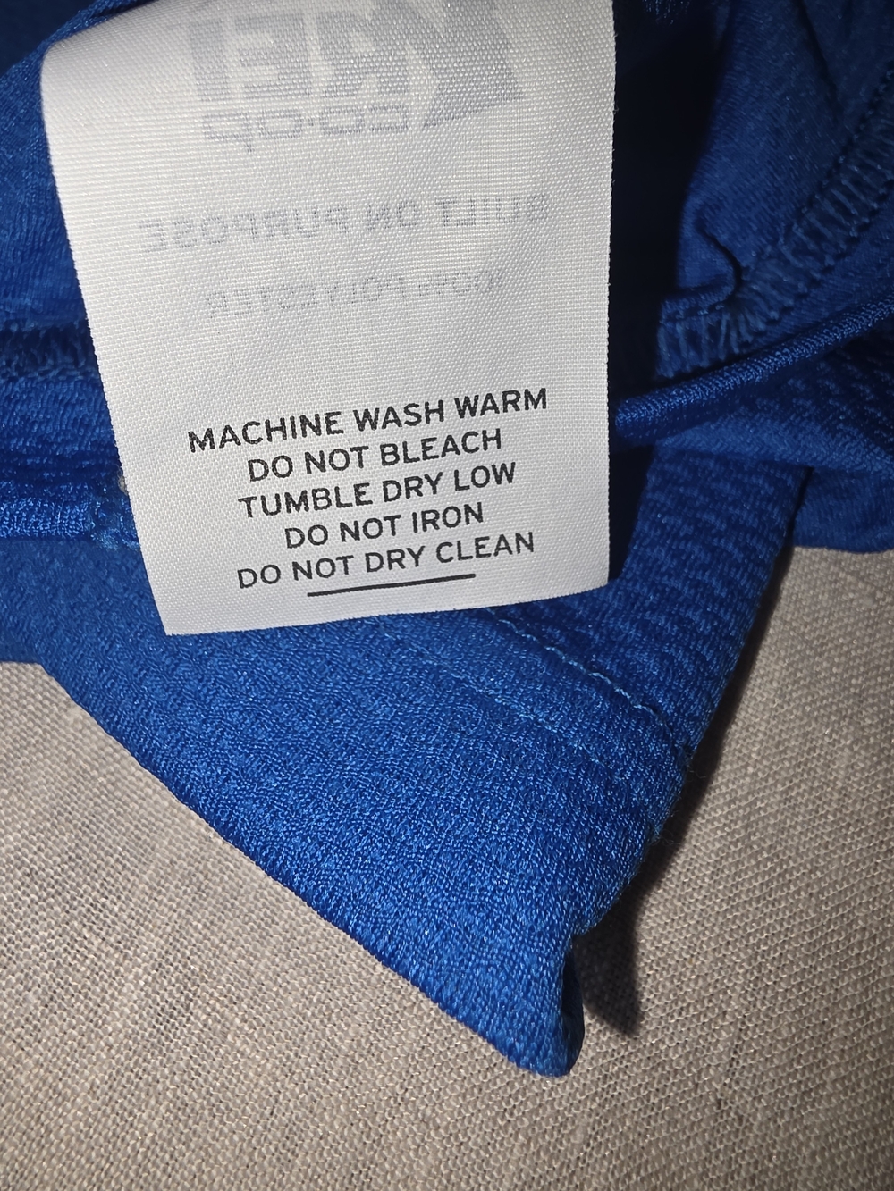 REI Blue Performance Tee - Picture 3 of 5